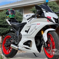 Yamaha YZF R7 Pearl White Motorcycle Fairings(2022-2023)
