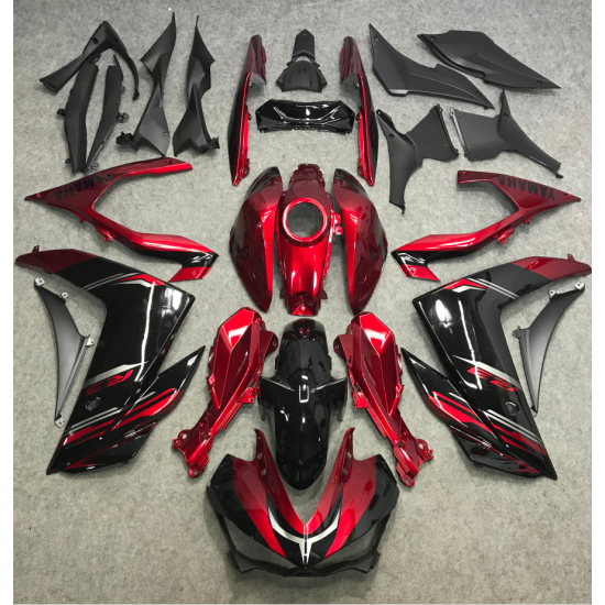 Candy Red Yamaha R3 Motorcycle Fairings(2015-2018)
