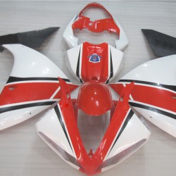 Yamaha YZF R1 Red & White Motorcycle Fairings(2009-2011)