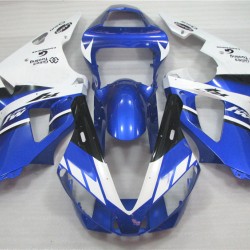 Yamaha YZF R1 White & Blue Motorcycle Fairings(2000-2001)