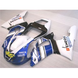 Yamaha YZF R1 Blue & White Motorcycle Fairings(1998-1999)