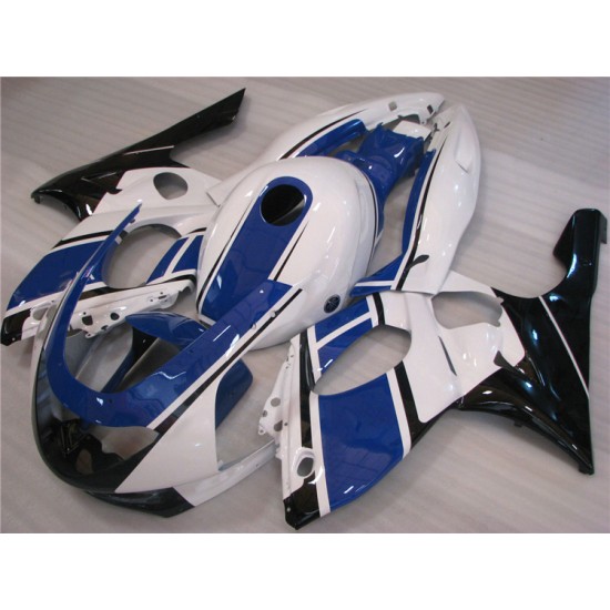 Yamaha YZF600R Blue & White Motorcycle Fairings(1997-2007)