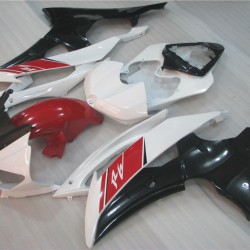 Yamaha YZF R6 White & Red Motorcycle Fairings(2008-2016)