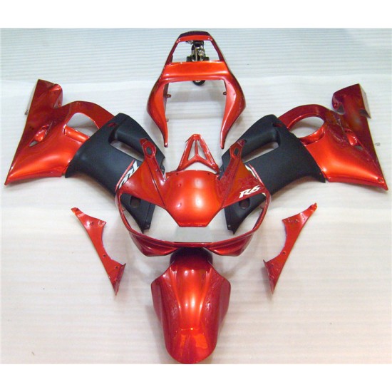 Yamaha YZF R6 Orange Red Motorcycle Fairings(1998-2002)