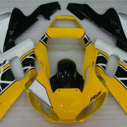 Yamaha YZF R6 Yellow & White Motorcycle Fairings(1998-2002)