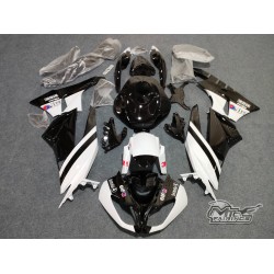 Kawasaki Ninja ZX-6R Black Motorcycle Fairings with full tank cover(2009-2012)