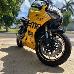 Yellow Honda CBR1000RR Motorcycle Fairings(2017-2024)