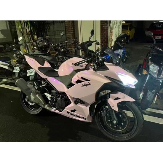 Kawasaki Ninja 400 chameleon (Purple/White) Motorcycle fairings (2017-2023)