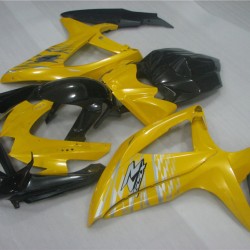 Pearl Yellow Suzuki GSXR600 750 K8 Motorcycle Fairings(2008-2010)