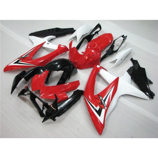 Red Suzuki GSXR600 750 K8 Motorcycle Fairings(2008-2010)