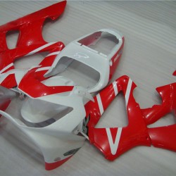 Honda CBR900RR 954 White & Red Motorcycle Fairings(2002-2003)