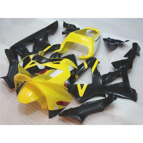 Honda CBR900RR 954 Yellow & Black Motorcycle Fairings(2002-2003)
