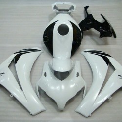 White & Black Honda CBR1000RR HRC Motorcycle Fairings(2008-2011)