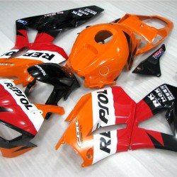 Orange & Red Honda CBR600RR F5 Motorcycle Fairings(2012-2013)