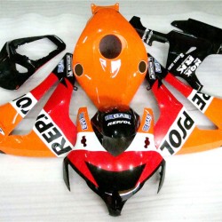 Red & Orange Honda CBR1000RR HRC Motorcycle Fairings(2008-2011)