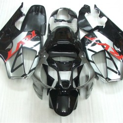 Honda VTR1000 Silver & Black motorcycle Fairings(2002-2006)