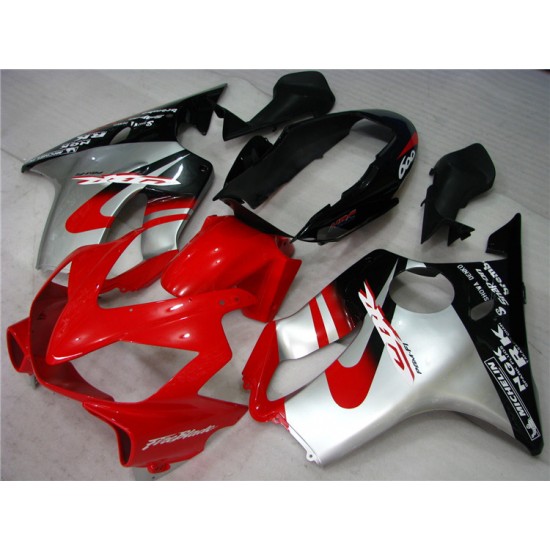 Red & Silver Honda CBR600 F4i Motorcycle Fairings (2004-2007)
