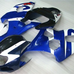 Suzuki GSXR1000 Blue & White Motorcycle Fairings(2000-2002)