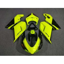 Customized neon yellow Ducati 1098 1198 848 Motorcycle Fairings(2007-2012)