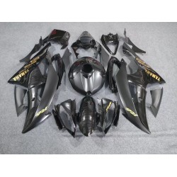 Glossy Black/Gold Yamaha YZF R6 Motorcycle Fairings(2008-2016)