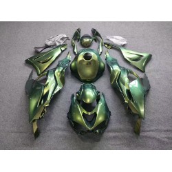 Chameleon Green/Blue 'Fairings for Kawasaki Ninja ZX6R(full tank cover)(2024-2025)