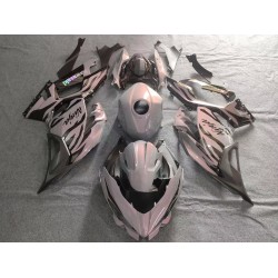 Chameleon Grey/Pink fairings For Kawasaki Ninja 400(2017-2023)