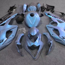 Chameleon Nardo Grey/Blue Fairings For Suzuki GSXR1000 (Full Ttank Cover)(2005-2006)