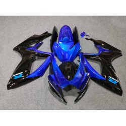 Customized Blue Suzuki GSXR600 750 Motorcycle Fairings(2006-2007)