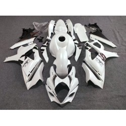 Pearl White/Carbon Fiber Fairings For SUZUKI GSXR1000(2007-2008)