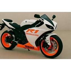 Neon Orange Motorcycle Fairings For Yamaha YZF R1(full tank cover)(2012-2014)