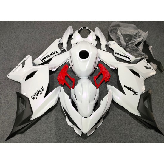 Kawasaki Ninja 400 Chameleon White Motorcycle fairings(2017-2023)