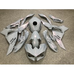 Chameleon Grey/Pink fairings for Kawasaki Ninja500 With Full Tank cover(2024-2025)