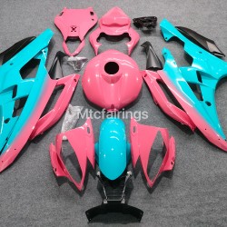 Pink/Blue Motorcycle Fairings For Yamaha YZF R6  With Full Tank Cover(2006-2007)